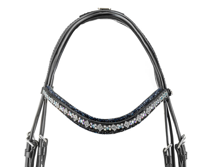 Bridle Swarovski Rocks dark blue All Over Prestige clear Square light sapphire AB