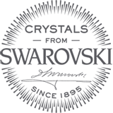Oornetje Wave light sapphire crystal