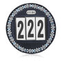 JUDI starting number Swarovski Prestige clear Square light sapphire Fine AB