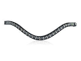 Browband Famous II Onyx tricolore black