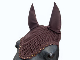 Brown ear net Stockholm Fine