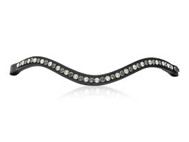 Browband Famous II Classic silver diamond