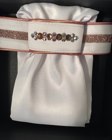 Stock tie Rocks rosegold Onyx vintage rosegold AB