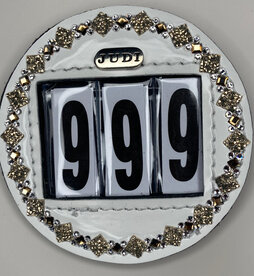 Startnummer Prestige square rocks light gold crystal gold