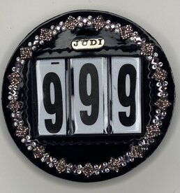 Startnummer Prestige square rocks rose gold rose crystal