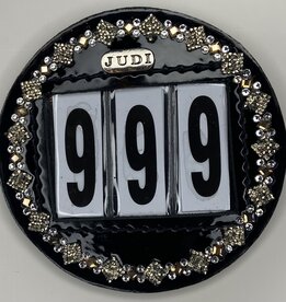 Startnummer Prestige square rocks light gold crystal gold