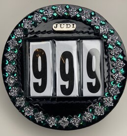 Startnummer Premium square rocks clear emerald